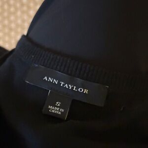 Ann Taylor Black Crewneck Top - Everyday Essential